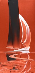 Copper Sails II by Duncan MacGregor - Original Painting on Board sized 12x24 inches. Available from Whitewall Galleries